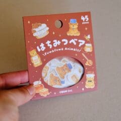 Stickers Flocons Fuwafuwa Animals - Honey bear