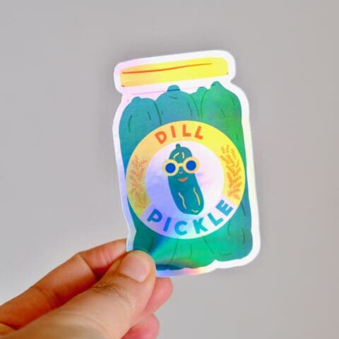 Sticker Holographique Pickles