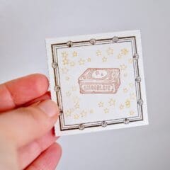 Tampon Japonais Boite de chocolats