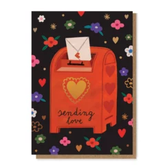 Carte Sending Gold Love