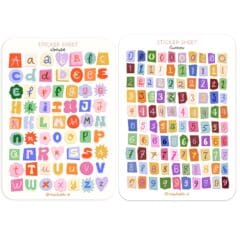 Stickers Lettres et Numéros