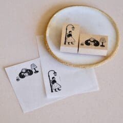 Tampon Japonais Coffee And Cat