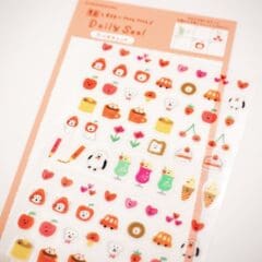 Stickers Journaling - Daily Seal Rouge