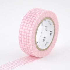 Masking Tape Quadrillé Rose