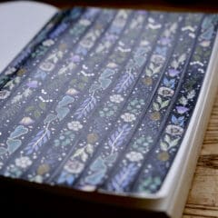 Masking Tape Holographique Fleurs de Nuit