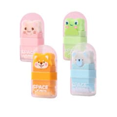 Gomme Auto-Nettoyante - Animaux Cosmonautes