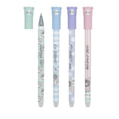 Stylo Effaçable Tête Rotative - Chats