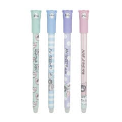 Stylo Effaçable Tête Rotative - Chats