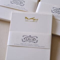 Set de Correspondance Letterpress - Fingers Crossed