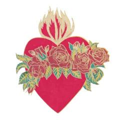 Carte Flaming Heart