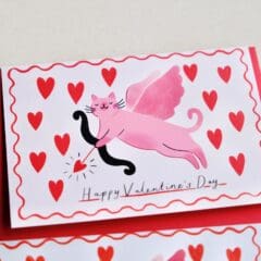 Carte Kitty & Puppy Cupidon