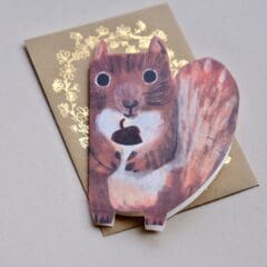 Carte Ecureuil Coeur de Noisette