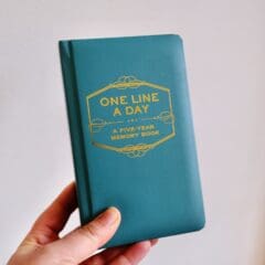 Carnet One Line a Day - A Five-Year Memory Book