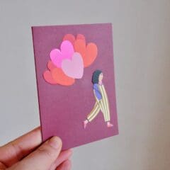 Mini Heart Balloon Girl