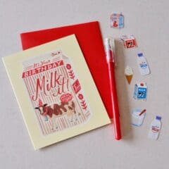 Carte Birthday Milk It!