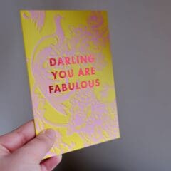 Carte Darling You Are Fabulous