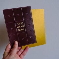 Carte I Love You More Than Chocolate