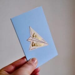 Mini Carte Love Letter Origami