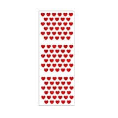 Stickers Coeurs Rouges Holographiques
