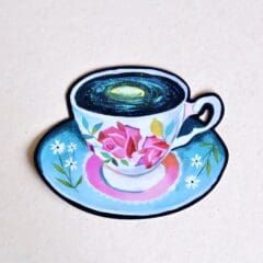 Sticker Galaxy Teacup
