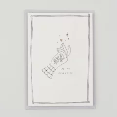 Carte Scintillante Be My Valentine