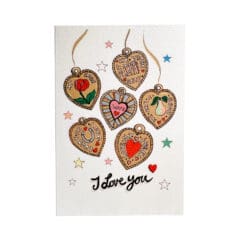 Carte Scintillante Sweet Valentine Charms