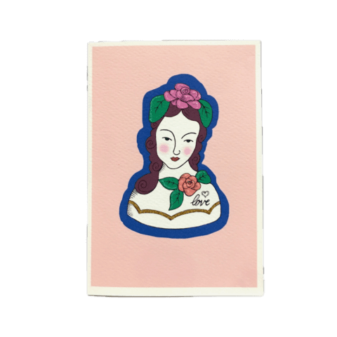 Carte Scintillante Lady Porcelaine