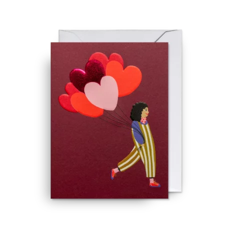 Mini Heart Balloon Girl