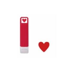 Tampon Pré-encré Coeur Rouge