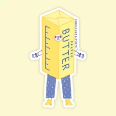 Barbara Butter Sticker
