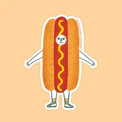 Hannah the Hot Dog Sticker
