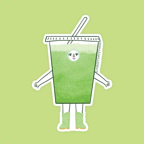 Molly Matcha Sticker