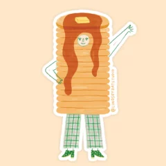 Sammy Shortstack Pancake Sticker