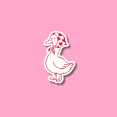 Sticker Oie du Coeur