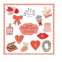 Planche Stickers Amour