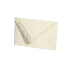 Enveloppe Ivoire Dentelle