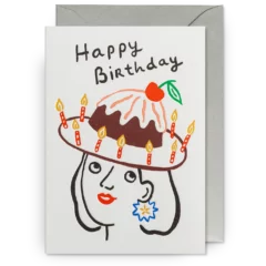 Carte Birthday Pudding Hat