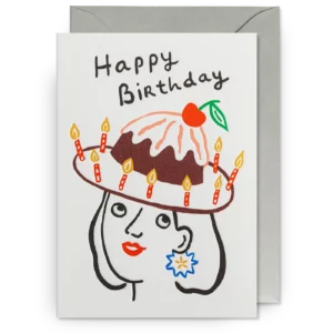 Carte Birthday Pudding Hat