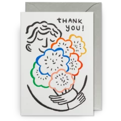 Carte Bouquet Thank You