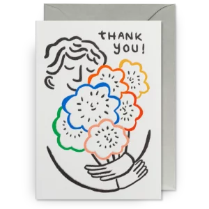 Carte Bouquet Thank You