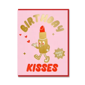Carte d'Anniversaire Lipstick