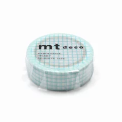 Masking Tape Quadrillé Aqua