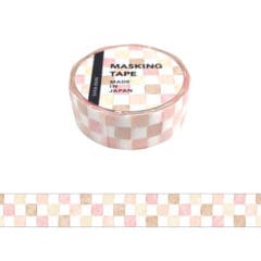Masking Tape Check Nude