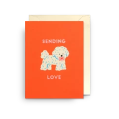 Mini Carte Caniche Love