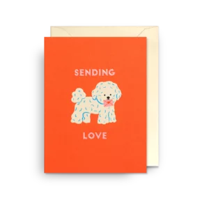 Mini Carte Caniche Love