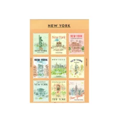 Stickers Timbres New York