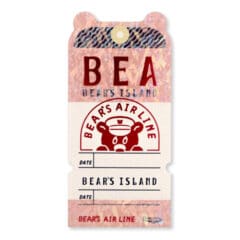 Sticker Rokkaku x Obiwan - Ticket's Bear