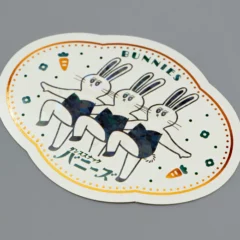 Sticker Rokkaku x Obiwan - French Bunnies