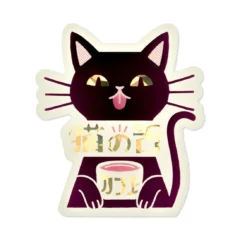 Sticker Rokkaku x Obiwan - Cafe Under the Cat