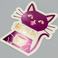 Sticker Rokkaku x Obiwan - Cafe Under the Cat